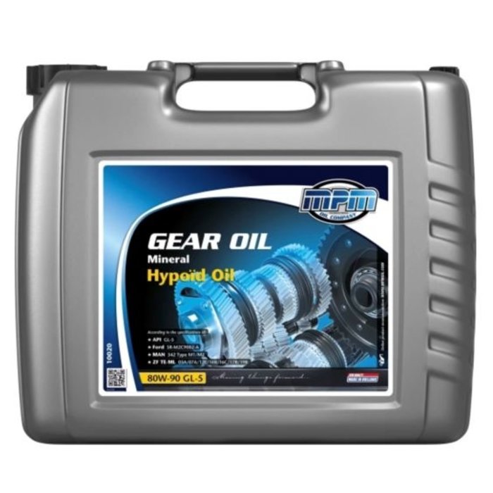 MPM Versnellingsbak Olie 80W90GL5 Mineraal | 20 Liter | 10020