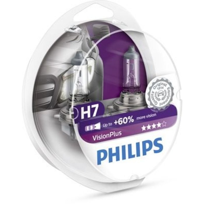 Philips H7 12V 55W VISION+ SET | 12972 VPS2
