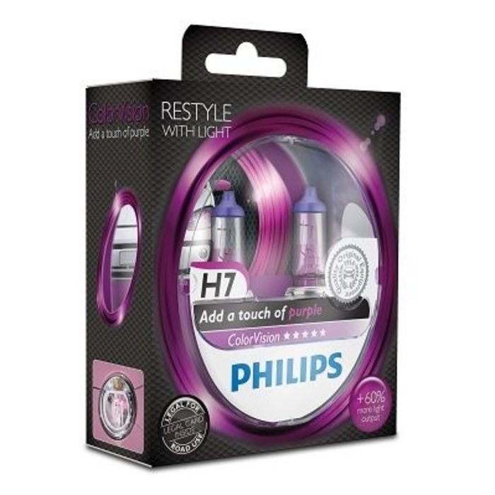 Philips H7 12V 55W COL.VIS. PAARS | 12972CVPPS2