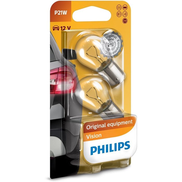 Philips P21W 12V 21W SET | 12498 BLS2