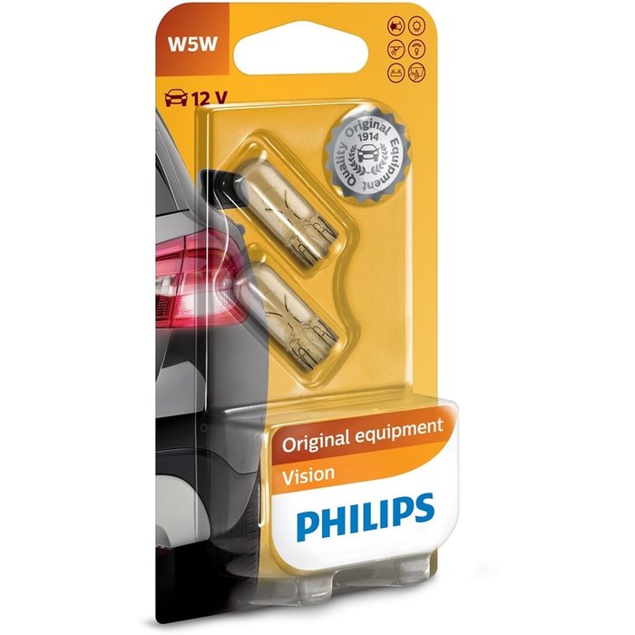 Philips W5W 12V 5W SET | 12961 BLS2