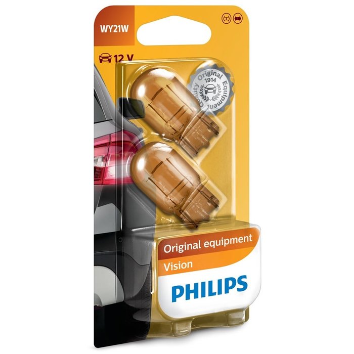 Philips WY21W 12V 21W AMBER | 12071 BLS2