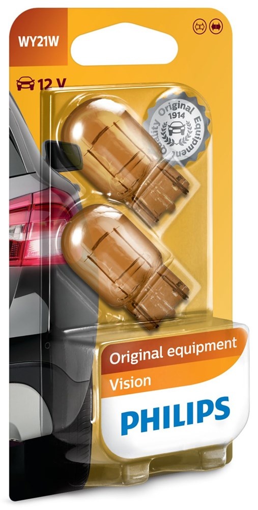 Philips WY21W 12V 21W AMBER | 12071 BLS2