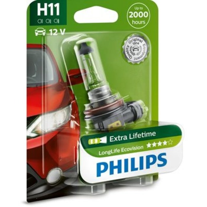 Philips H11 12V 55W LONGLIFE | 12362LLECOB1