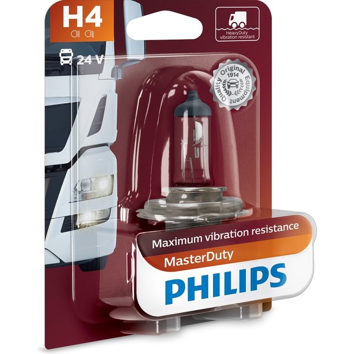 Philips H4 24V 75/70W MASTERDUTY | 13342 MDBLS