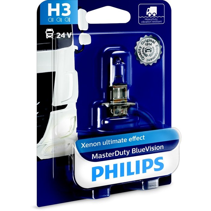 Philips H3 24V 70W MD BLUEVISION | 13336 MDBVB1