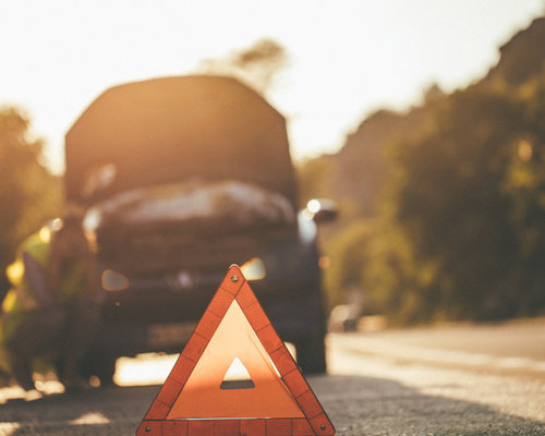 Auto lekt koelvloeistof