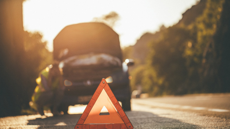 Auto lekt koelvloeistof