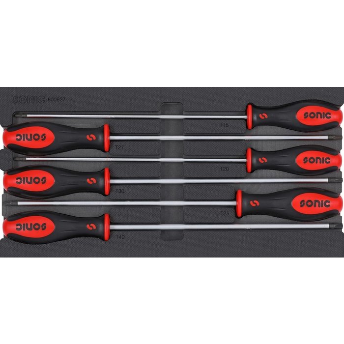 Sonic Lange schroevendraaierset 6 stuks | 600627