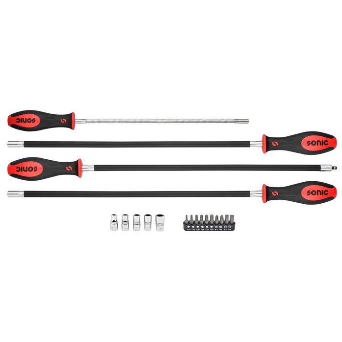 Sonic Flexibele schroevendraaierset met bithouders 19 delen | 601906