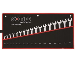 Sonic Ringsteeksleutel set in etui 17 delen | 601702