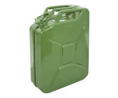 Carpoint 20 liter metalen groene benzinekan | 0110009
