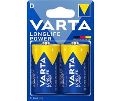 Varta batterijen Longlife Power batterij D (2 stuks) | LR20