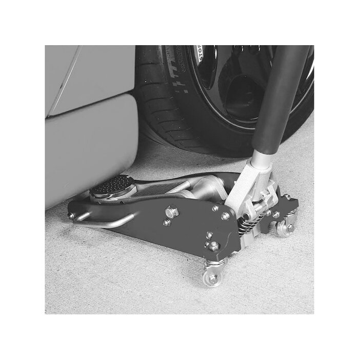 Carpoint Verrijdbare Garagekrik 1500KG Aluminium | 0677804