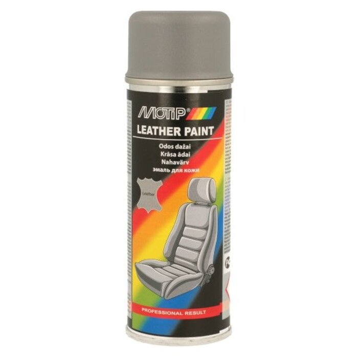 Motip Leer & Vinyl lak grijs | 200ml | 04232
