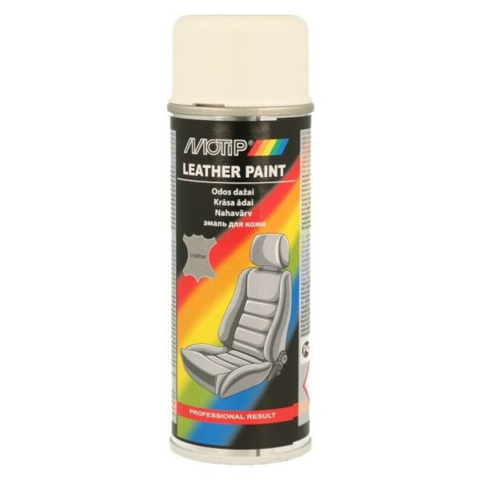 Motip Leer & Vinyl lak wit | 200ml | 04235
