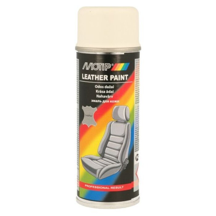 Motip Leer & Vinyl lak wit | 200ml | 04236