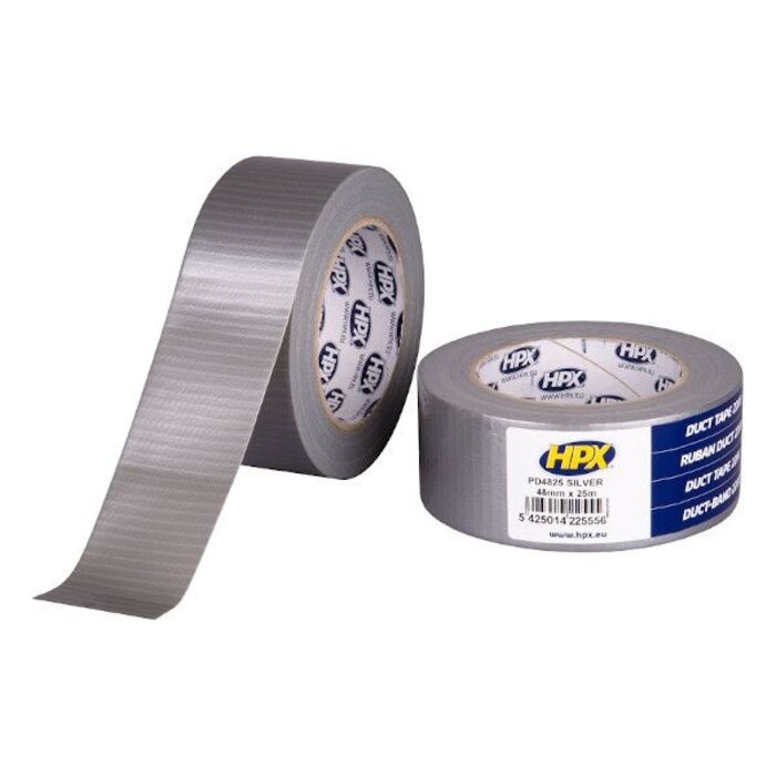 HPX Duct Tape 2200 | Zilver | 48mm x 25m | PD4825