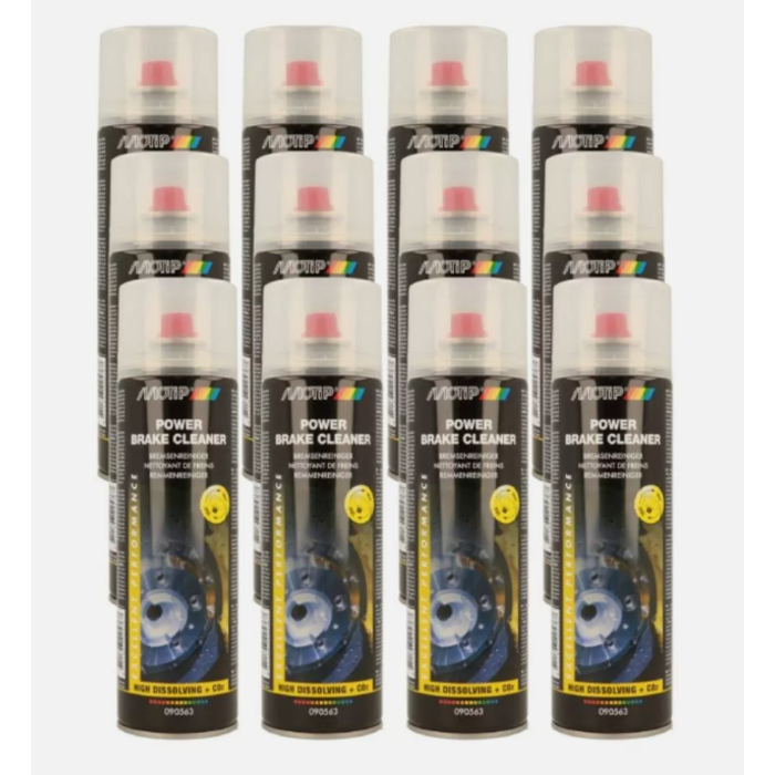 Motip Spuitbus remmenreiniger pro extra sterk 12 stuks l 500ml spuitbus / spray l 090563/12
