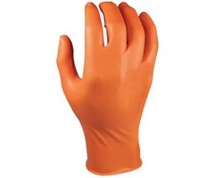 GRIPPAZ® Nitril werkhandschoenen - Oranje - Doos a 50 stuks