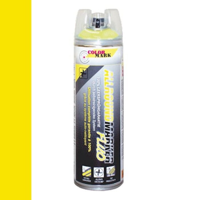 Colormark Spotmarker allround 360° - Fluor Geel - 500 ML