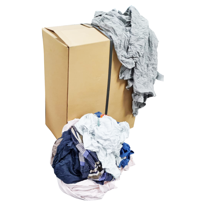 Holland Papier Groep 10 KG poetsdoeken bont excellent - 54 Dozen - 1e kwaliteit