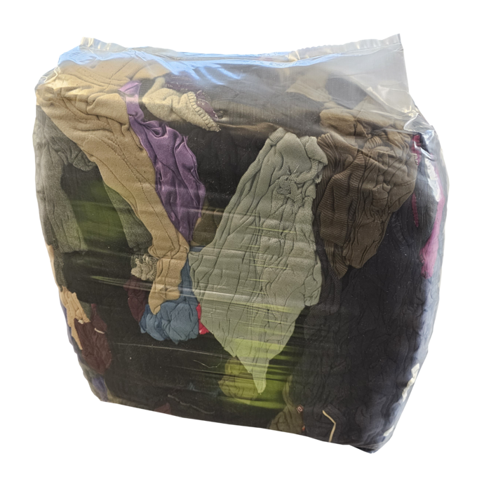 Holland Papier Groep 1 KG poetsdoeken bont excellent - 100 Colli - 1e kwaliteit