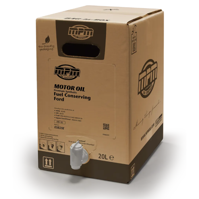 MPM 5W30 Motorolie Premium Synthetic A5/B5 Ford | MPM | 20 liter | BIB l 05000E