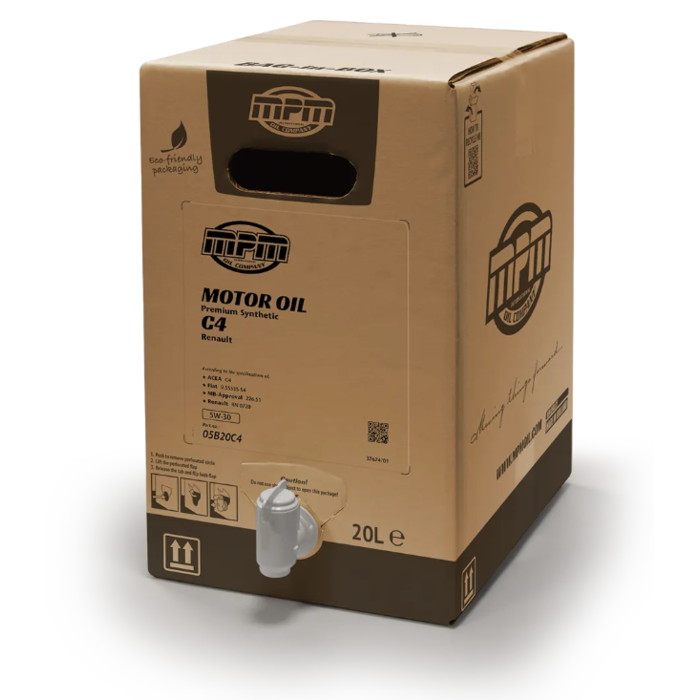 MPM 5W30 Motorolie Premium Synthetic C4 Renault | 20 liter | BIB | 05000C4