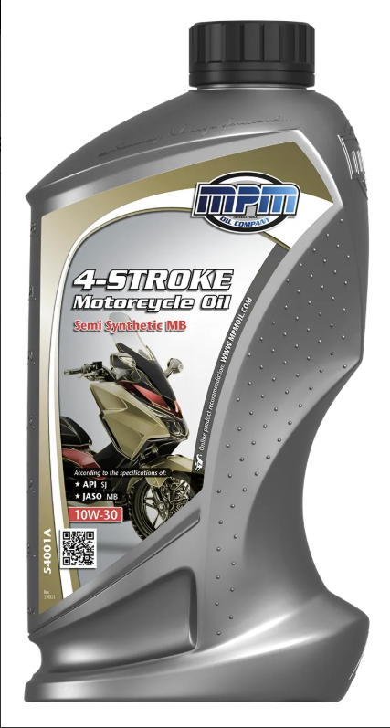 MPM 10w30 4 takt Scooter motorolie l Half Synthetisch l 1 liter l 54001A