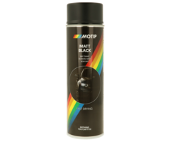 Motip Mat zwart | 500 ml spuitbus / spray | nummer 04006
