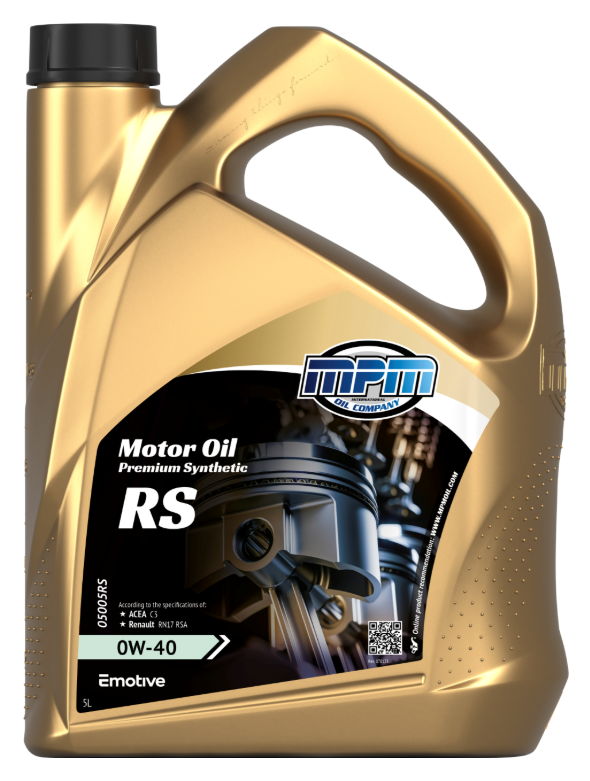 MPM Motorolie 0W40 Premium Synthetic Renault Sport Alpine l 5 Liter l 05000RS