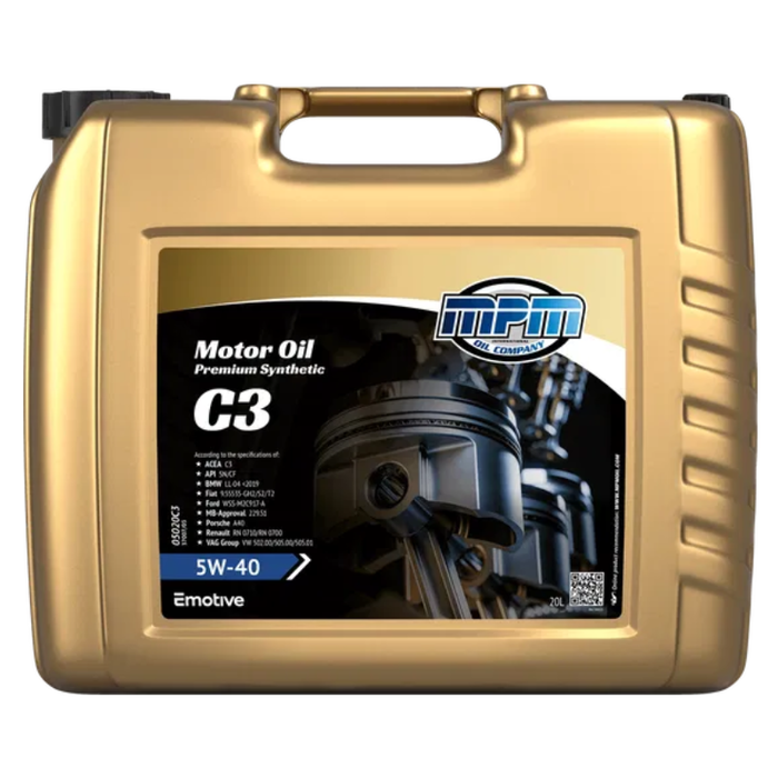 MPM 5W40 Motorolie synthetisch C3 | 20 Liter | 05020C3