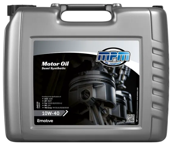 MPM Motorolie 10w40 Semi Synthetisch | 20 Liter | 04020