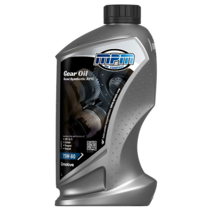 MPM Gearbox Oil 75W80 GL-5 Semi Synth.RPC 1 ltr