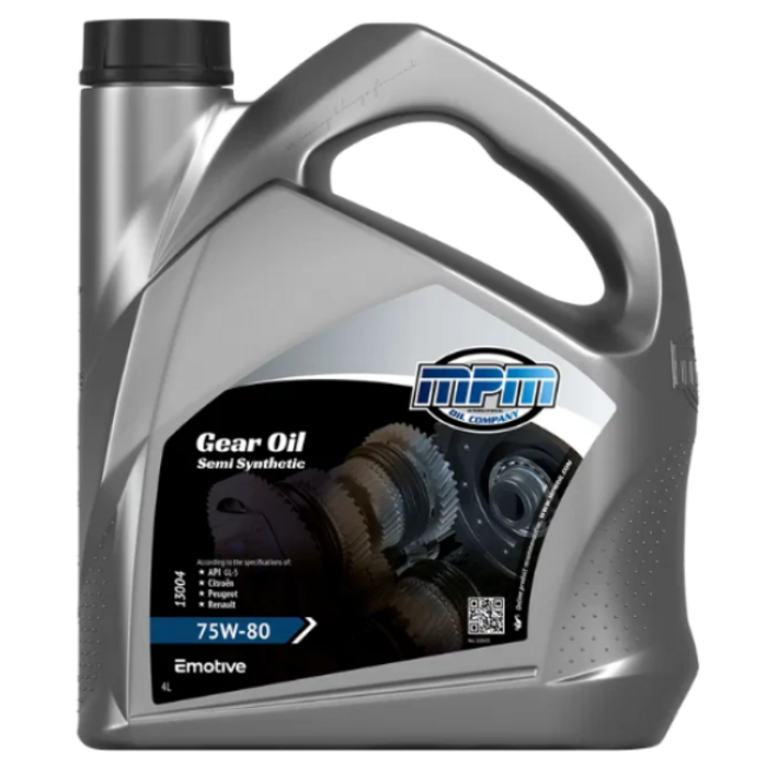 MPM Gearbox Oil 75W-80 GL-5 Semi Synth.RPC 4 ltr