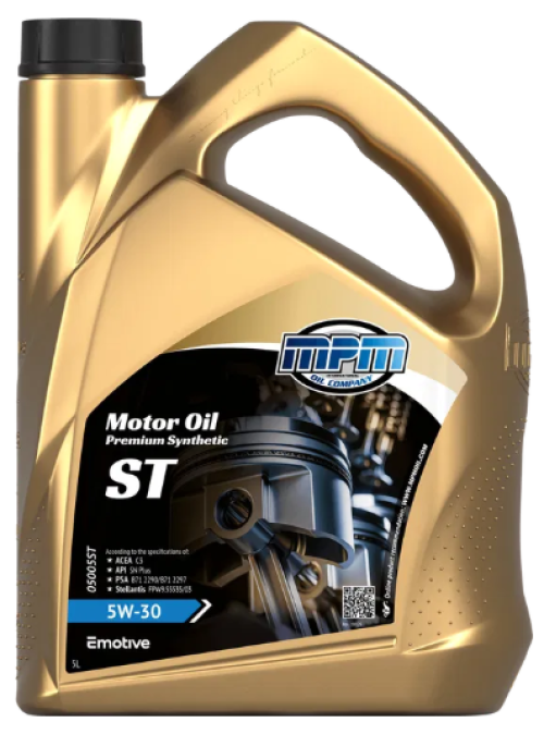MPM Motorolie 5w30 ST Premium Synthetic I 5 liter I 05005ST