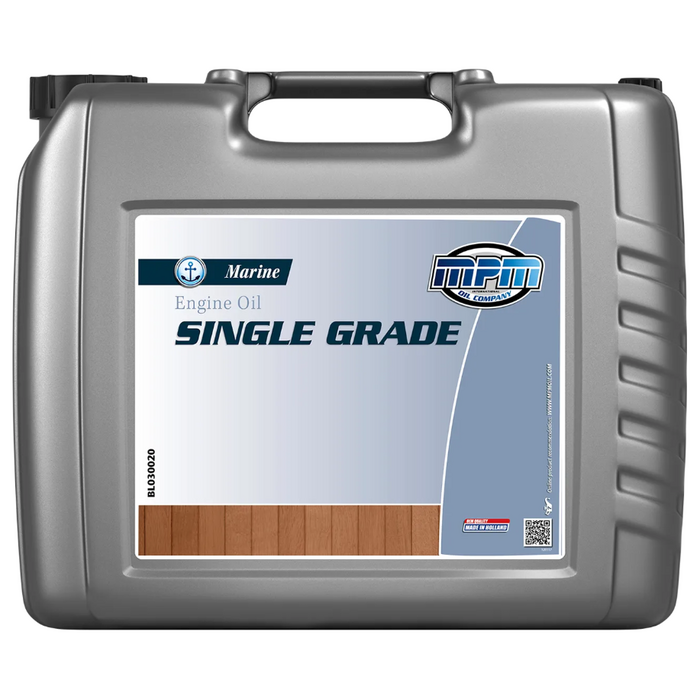 MPM Motorboot Motorolie SAE 30 FC-W Single Grade Mineraal | 20 Liter | BL030020