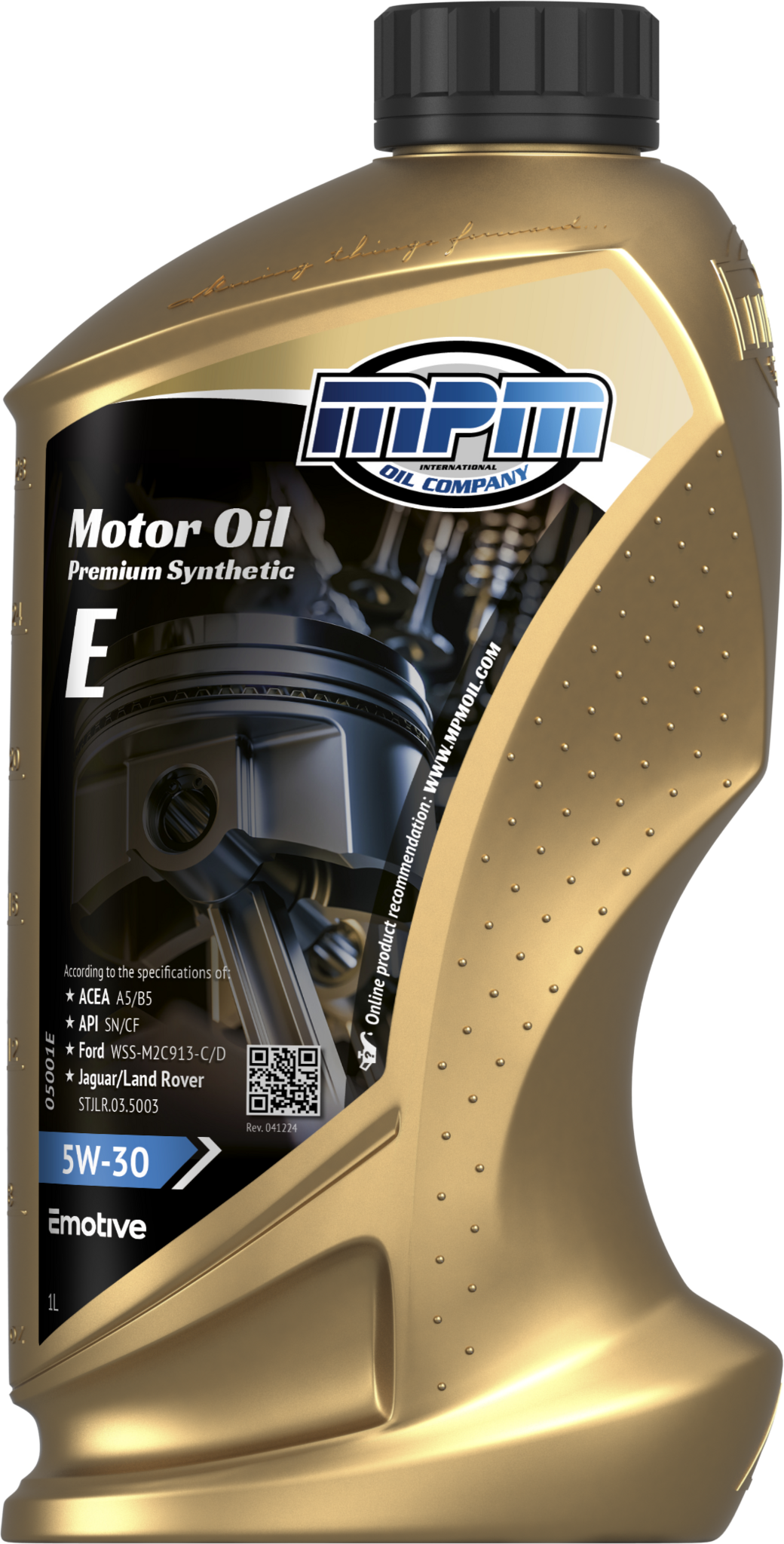 MPM Motorolie 5w30 Ford Premium Synthetic | 1 Liter | 05001E