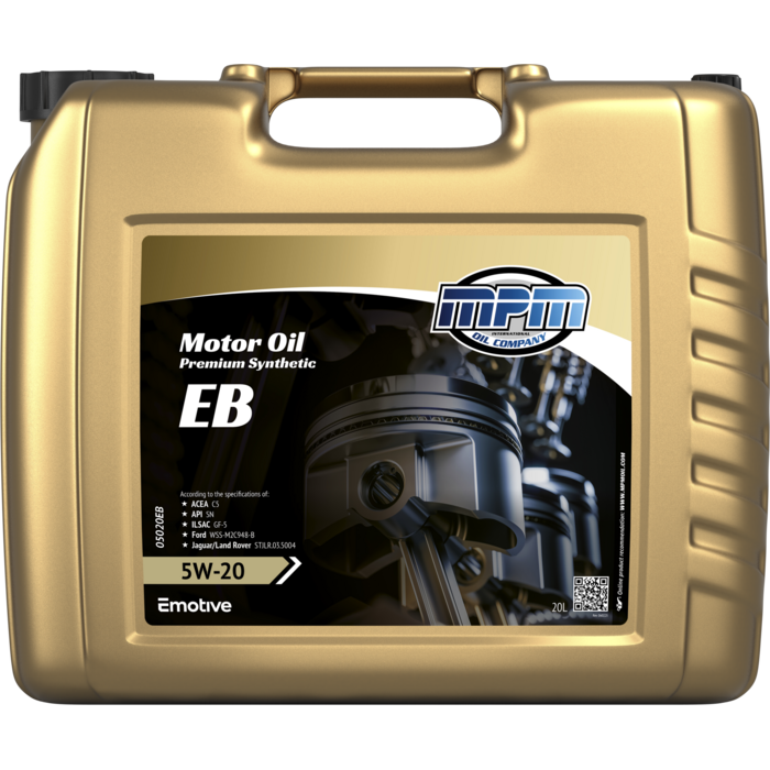 MPM Motorolie 5w20 EB Premium Synthetic | 20 Liter | 05020EB