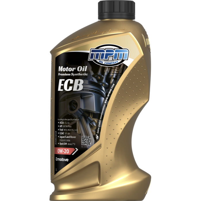 MPM Motorolie 0W20 EcoBlue Premium Synthetic - 1 Liter 05000ECB