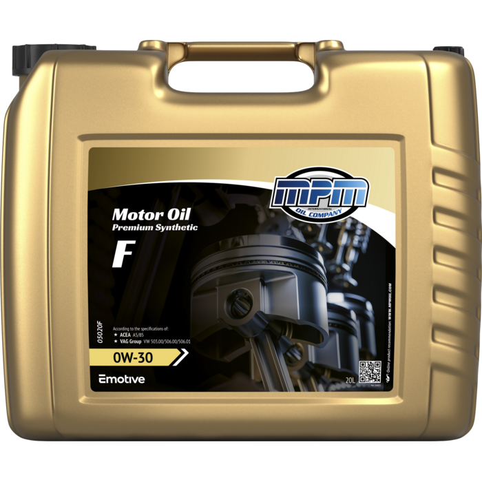 MPM Motorolie 0W30 Long Life ll Premium Synthetic | 20 Liter | 05020Fc