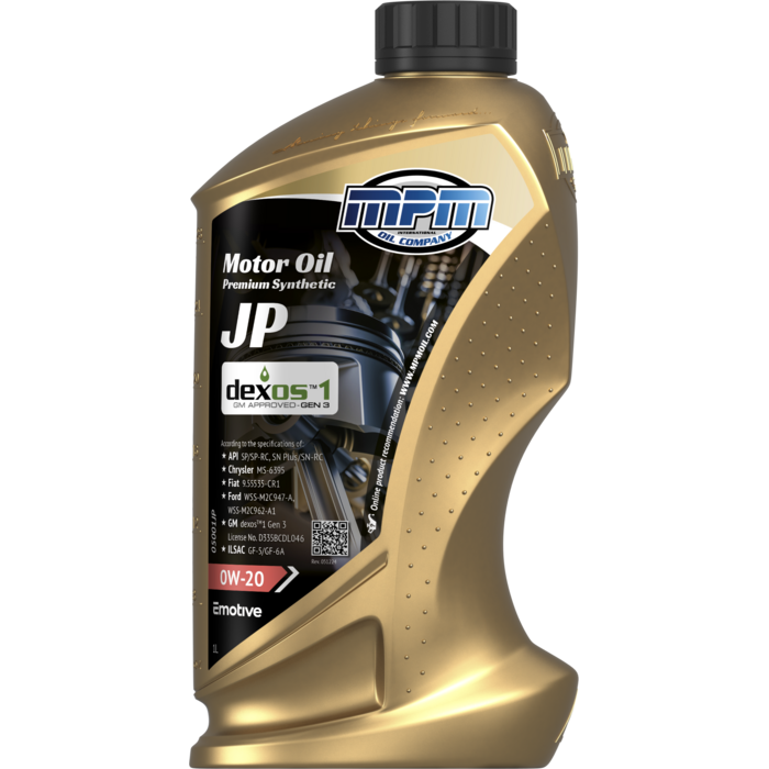 MPM Motorolie 0w20 JP Premium Synthetic | 1 Liter | 05001JP