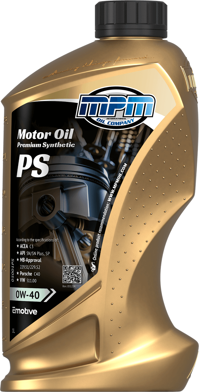 MPM Motorolie 0W40 Premium Synthetic PS I 05001PS I 1 liter