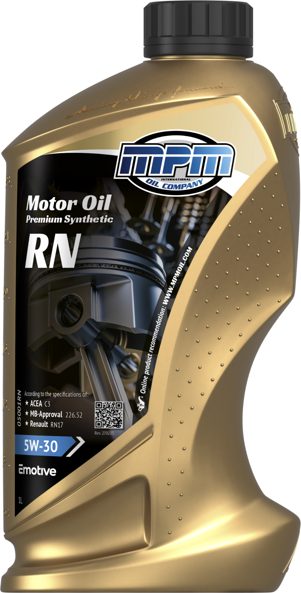 MPM Motorolie 5w30 RN Renault /Dacia Premium Synthetic | 1 Liter | 05001RN