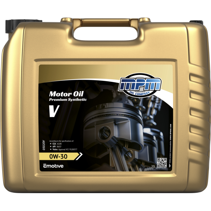 MPM Motorolie 0w30 A5/B5 Volvo Premium Synthetic | 20 Liter | 05020V