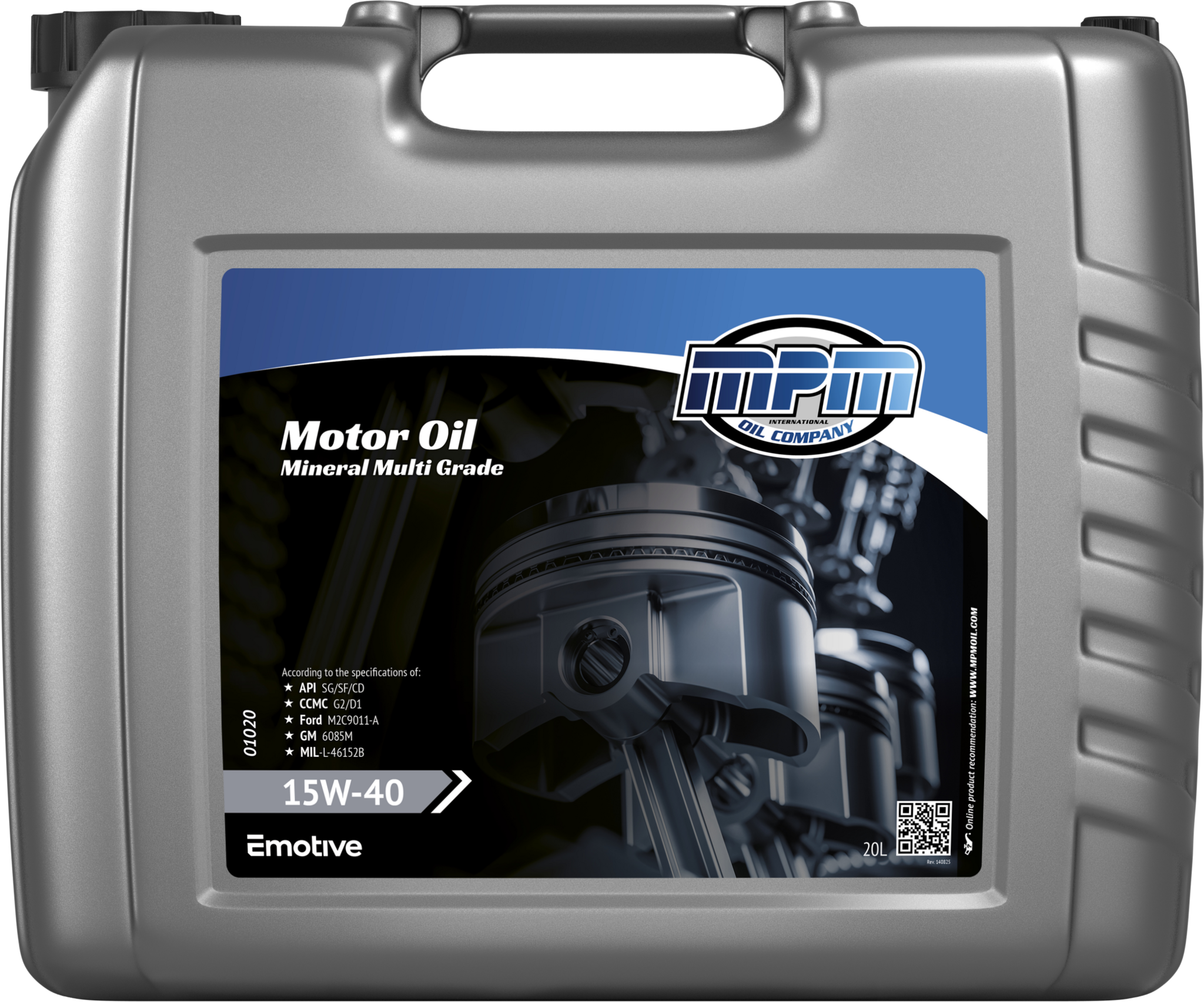 MPM Motorolie15W40 Multi Grade | 20 Liter | 01000