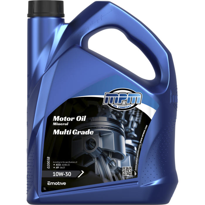 MPM Motorolie 10w30 Multi Grade | 5 Liter | 02005B