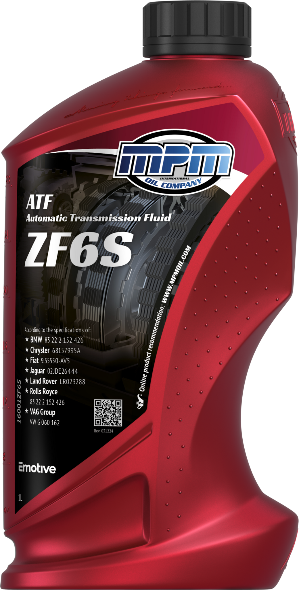 MPM ATF Automatic Transmission Fluid ZF6 Special