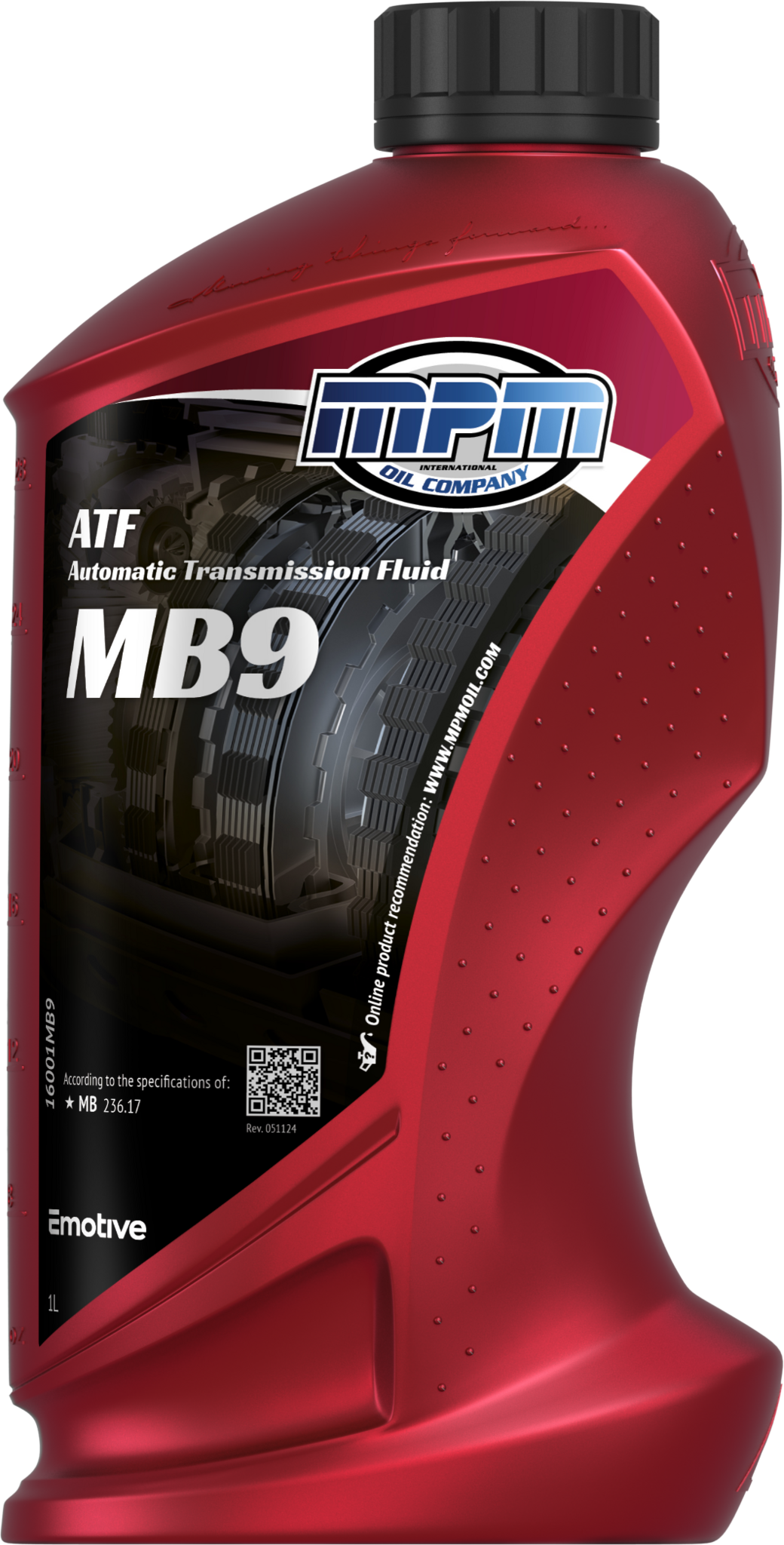 MPM ATF Automatische Versnellingsbakolie MB9 MB-236.17 | 1 Liter | 16001MB9